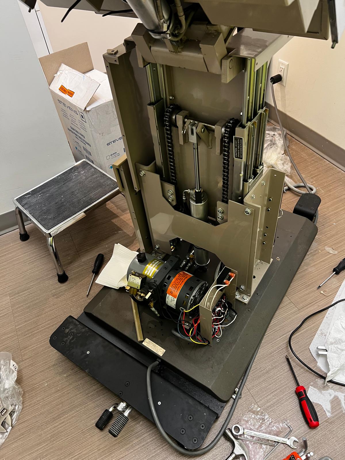Dental chair hydraulic system troubleshooting